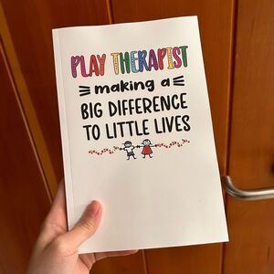 Brandnew Play Therapist Lined Notebook: Play Therapy Journal